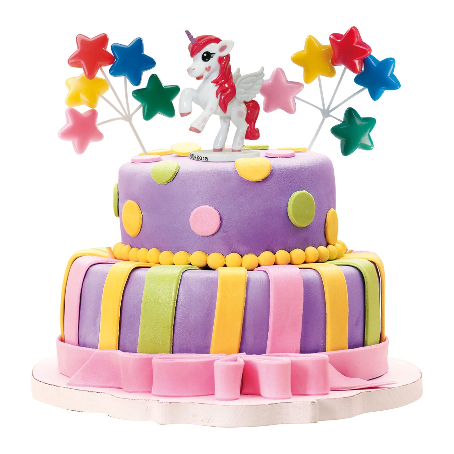 KIT PVC RETAIL "UNICORNIO" PARA DECORAR TARTAS