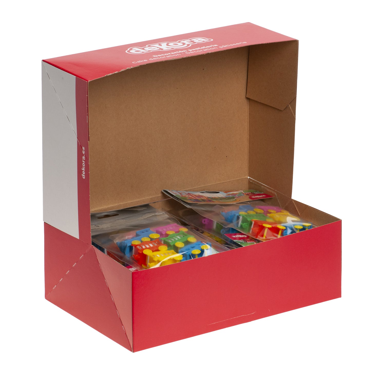 KIT PVC RETAIL CIRQUE AVEC 10 BOUGIES POUR DÉCORER LES GÂTEAUX
