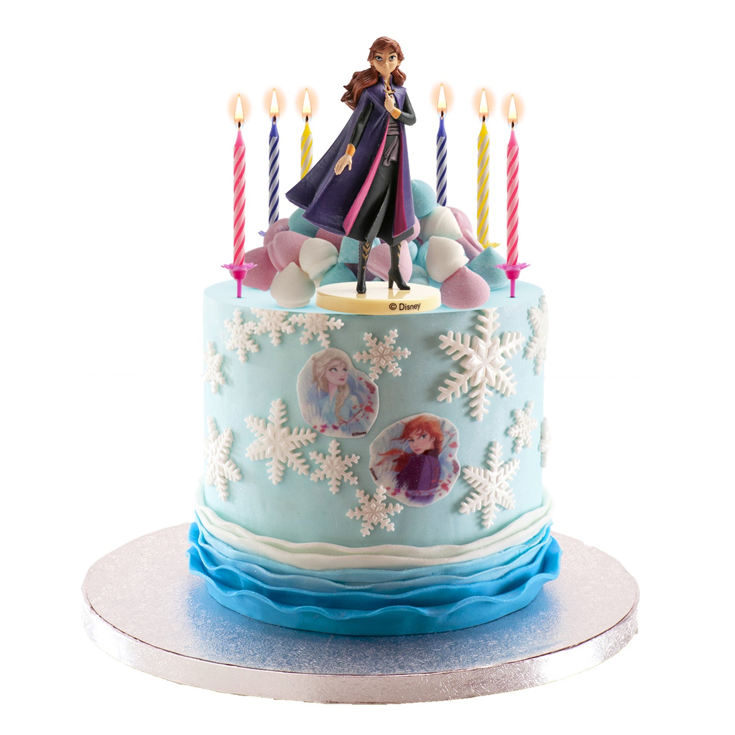 PVC RETAIL KIT ANNA WITH 10 CANDLES TO DECORATE CAKES