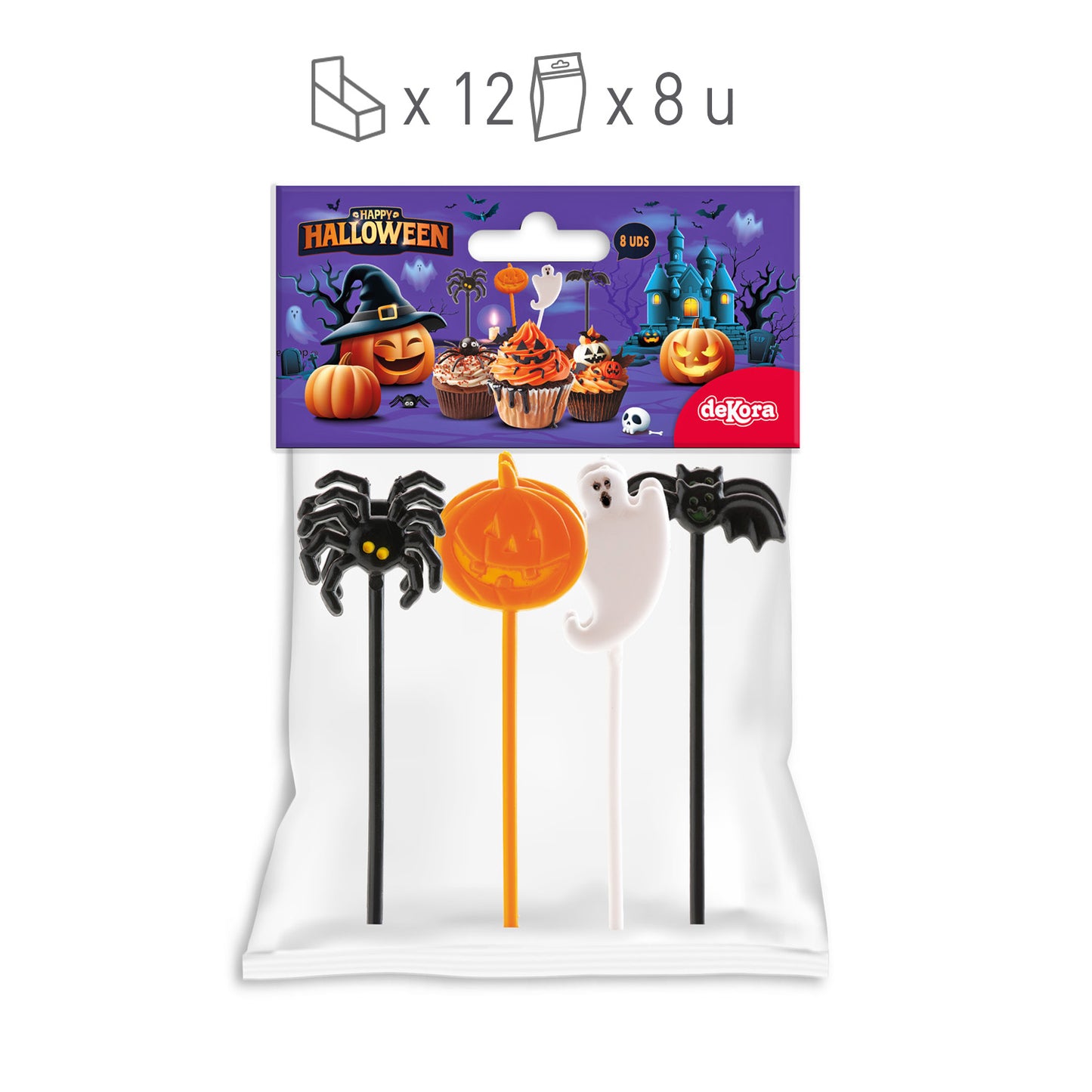 KIT SURTIDO TOPPERS HALLOWEEN