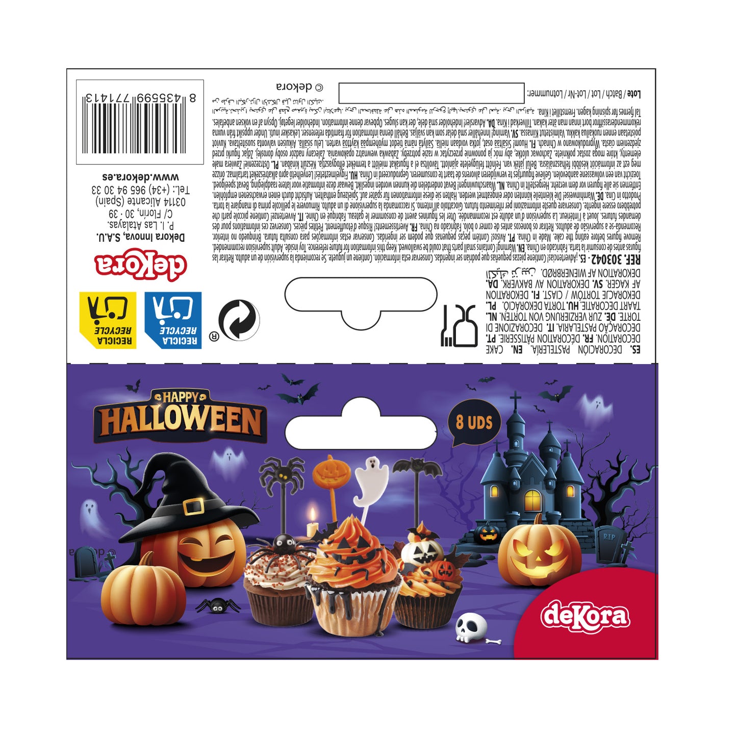 KIT D'ASSORTIMENT DE TOPPERS D'HALLOWEEN
