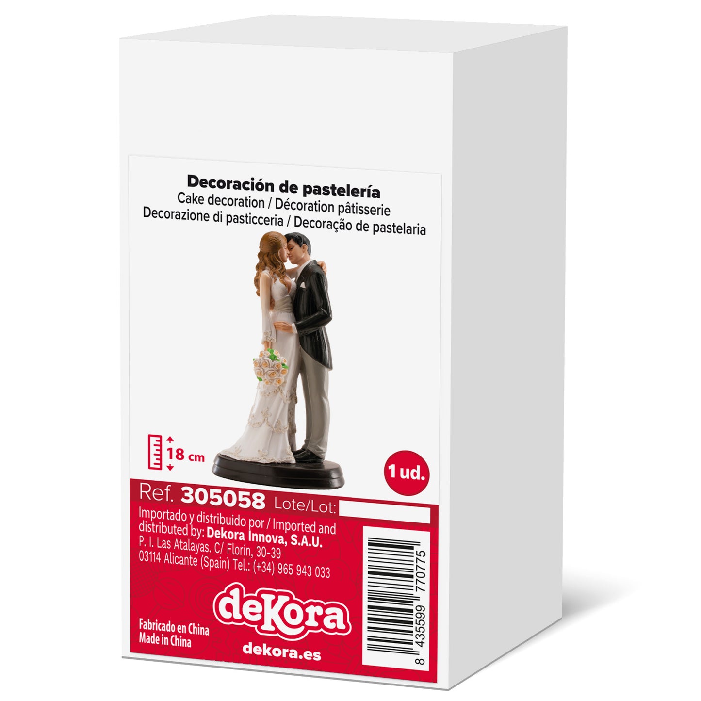 WEEDING COUPLE MARIA Y JUAN 18 CM