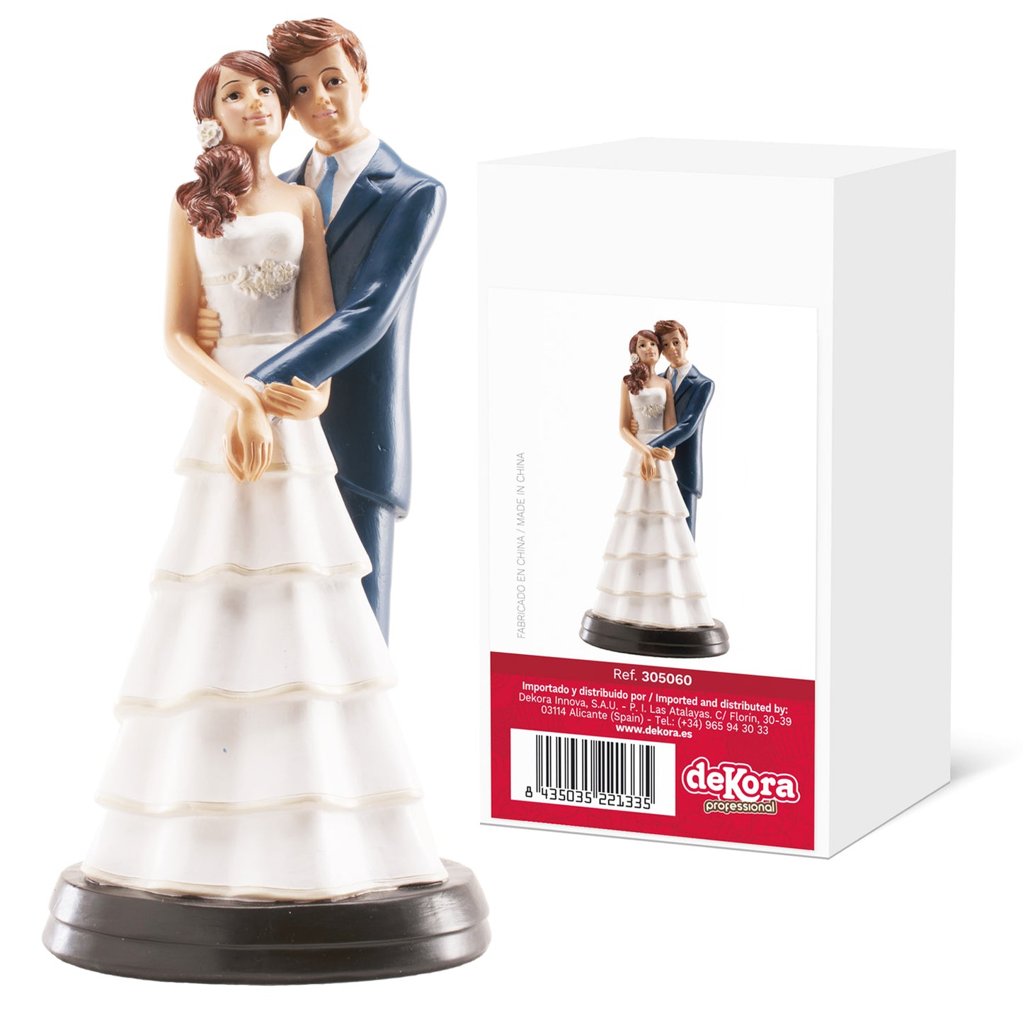 PAREJA BODA LAURA Y ALVARO 18CM