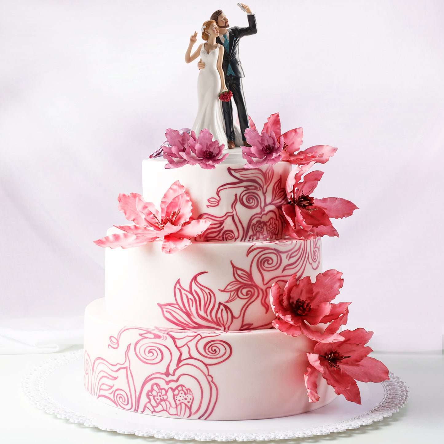 PAREJA DE BODA "SELFIE" 20 CM