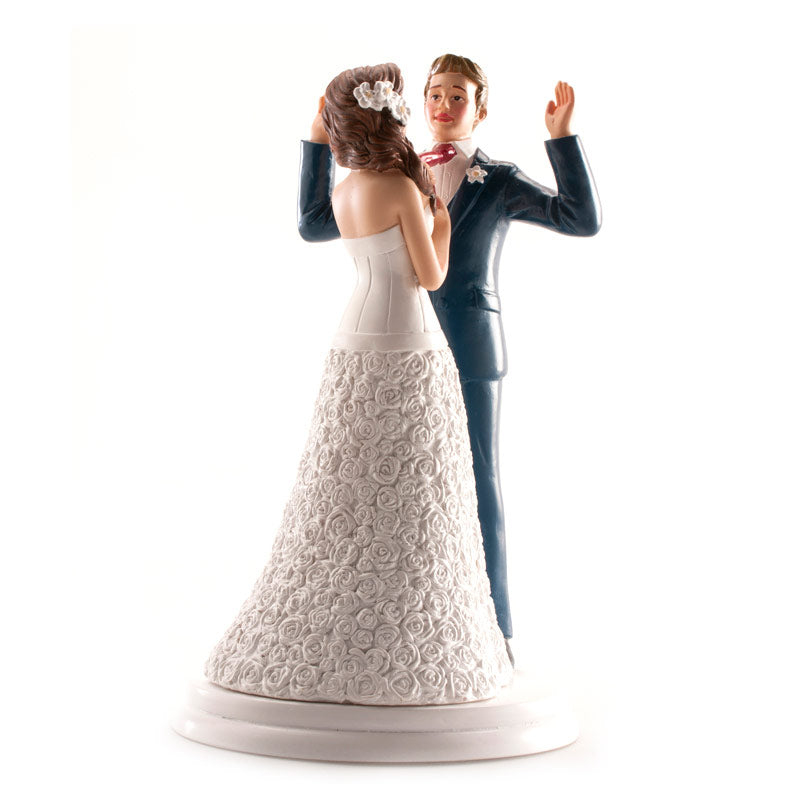 WEEDING COUPLE HANDS UP 20 CM