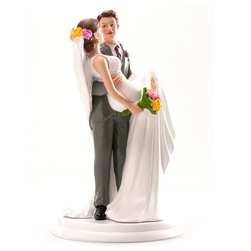 PAREJA BODA MUJER EN BRAZOS 20CM
