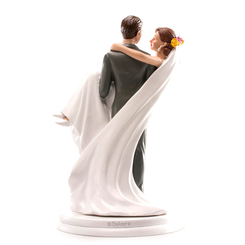 PAREJA BODA MUJER EN BRAZOS 20CM