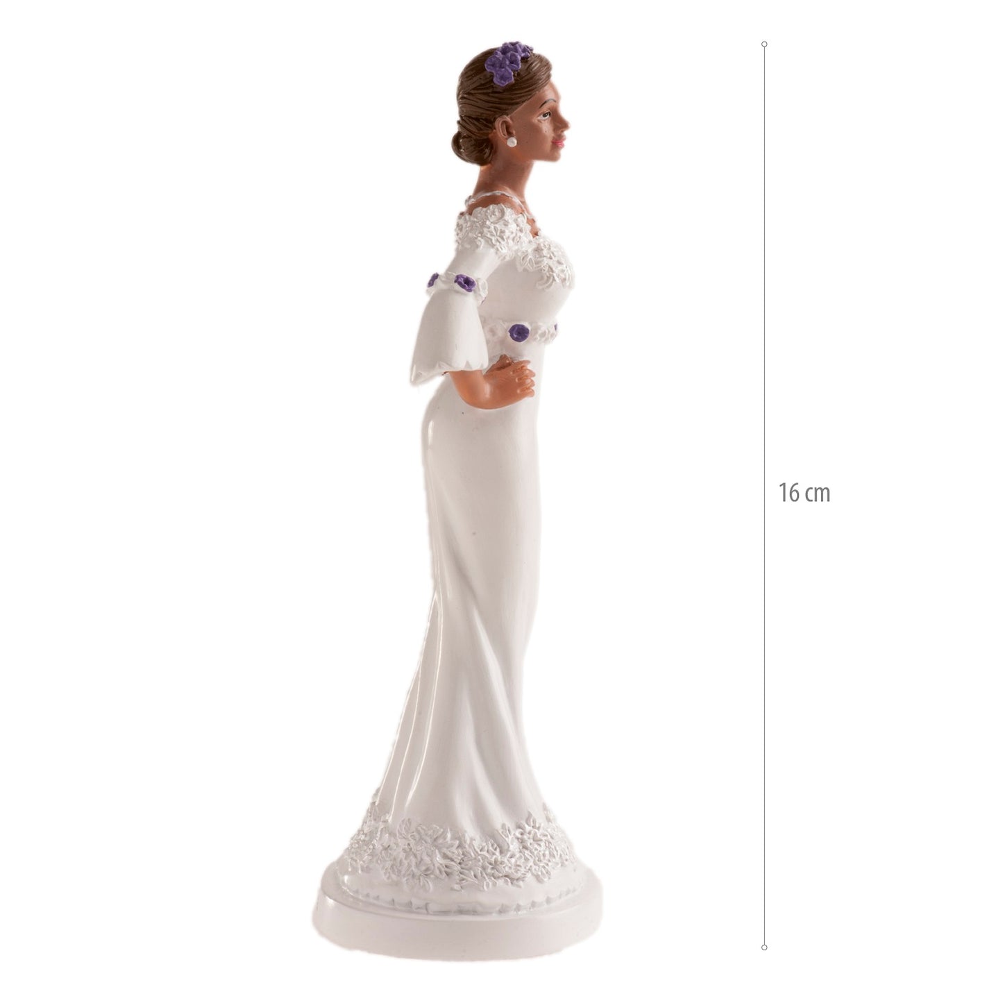 WEDDING WOMAN FIGURINE "GLAMOUR" 16 CM