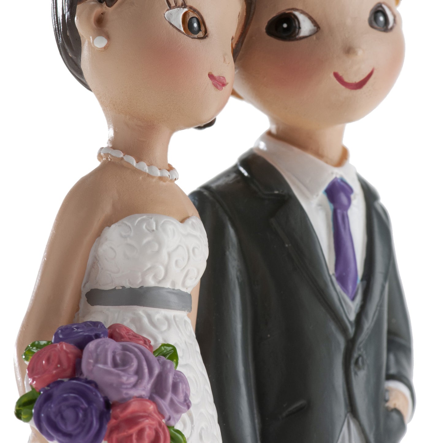 WEDDING COUPLE WITH DOG 16CM