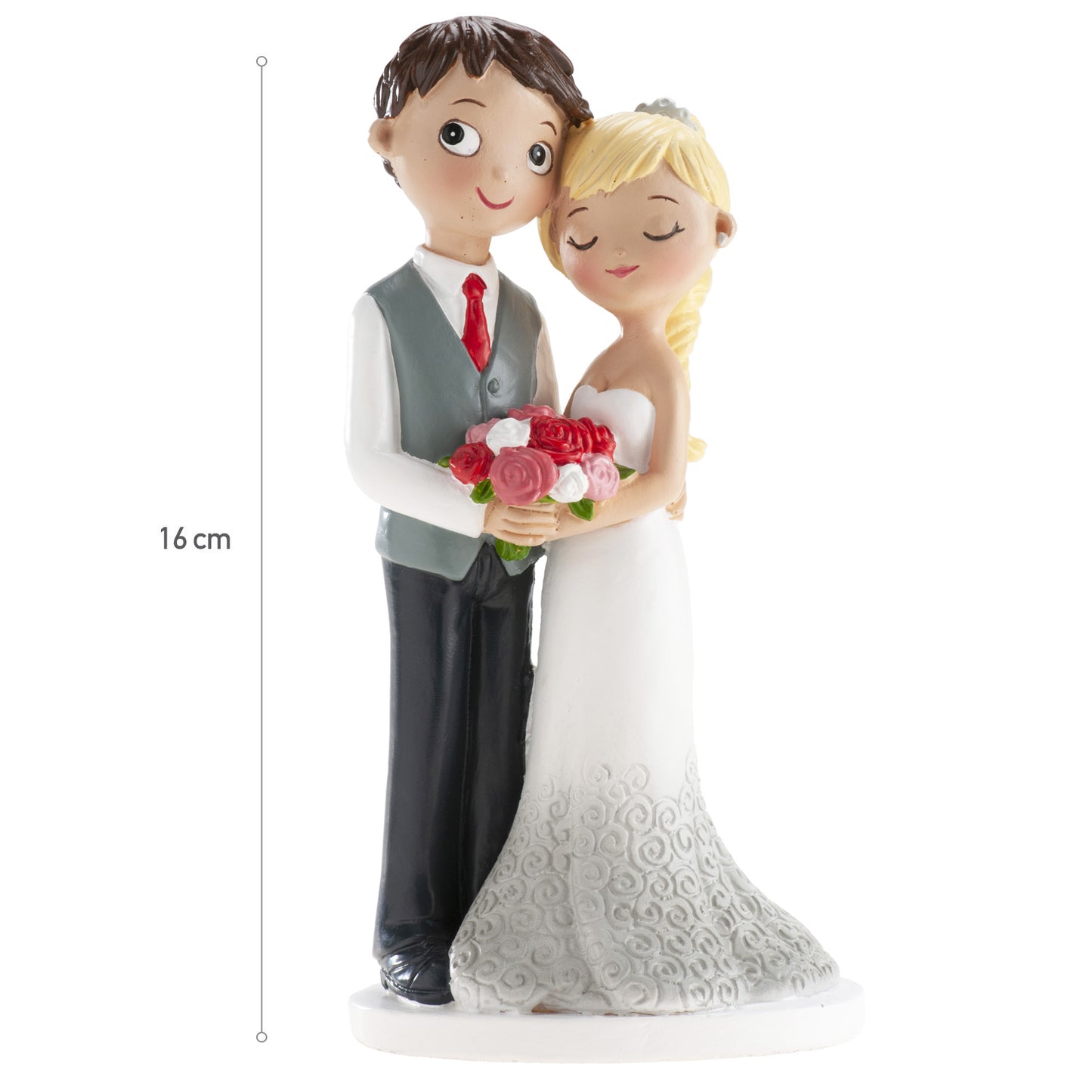 COUPLE DE MARIAGE SÉRÉNITÉ 16CM