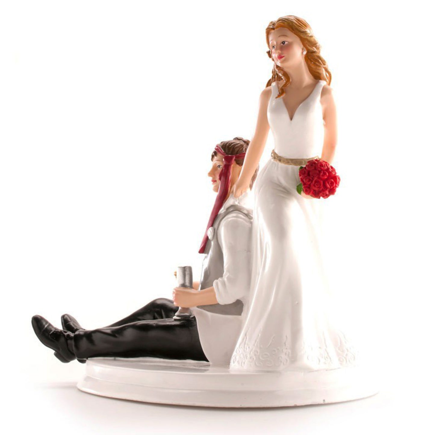 PAREJA BODA BEBIDOS 20CM
