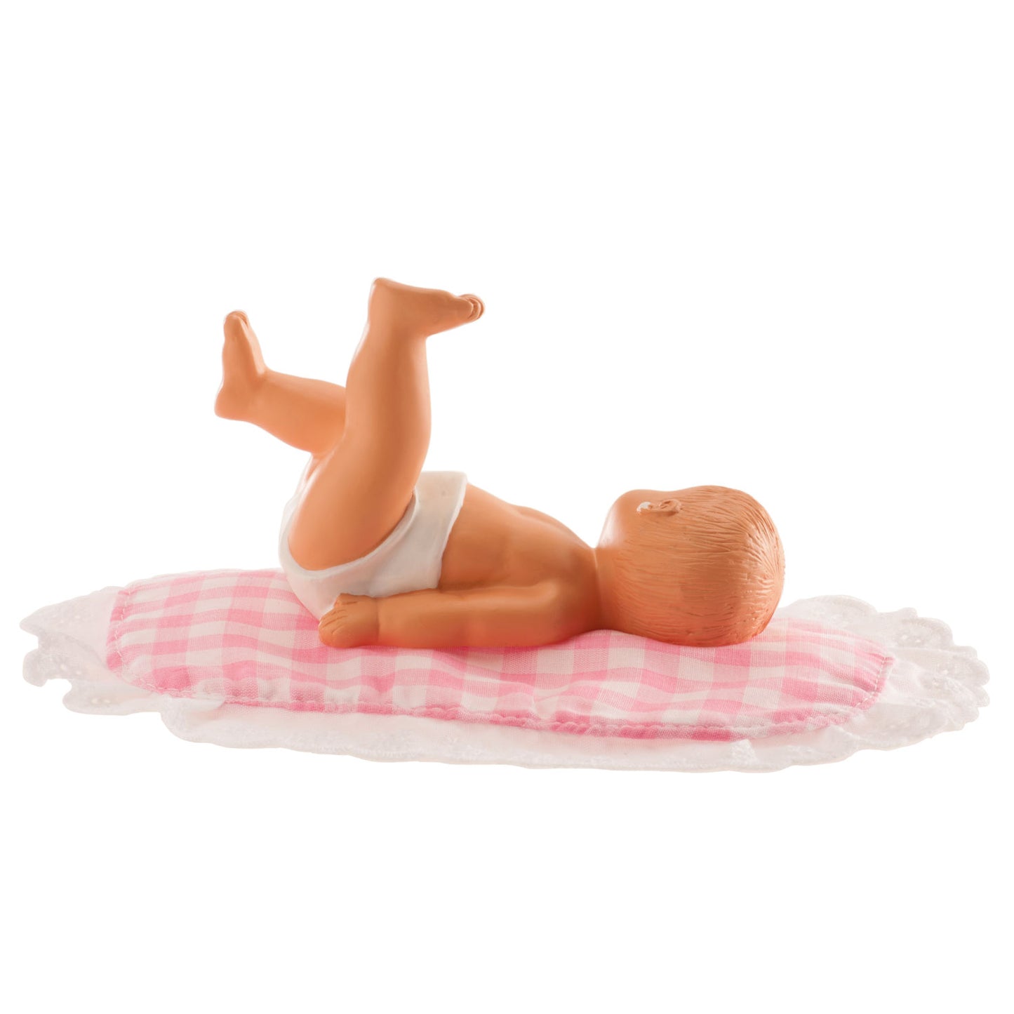 FIGURA TARTA BAUTIZO NIÑA ACOSTADA