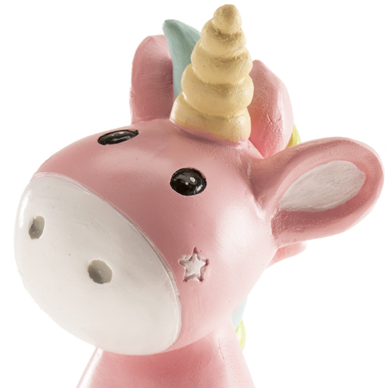 FIGURA TARTA BAUTIZO UNICORNIO 10CM