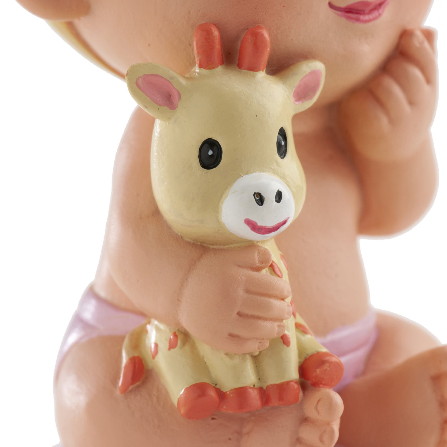 BAUTIZO NIÑA PELUCHE JIRAFA 10,5X6CM