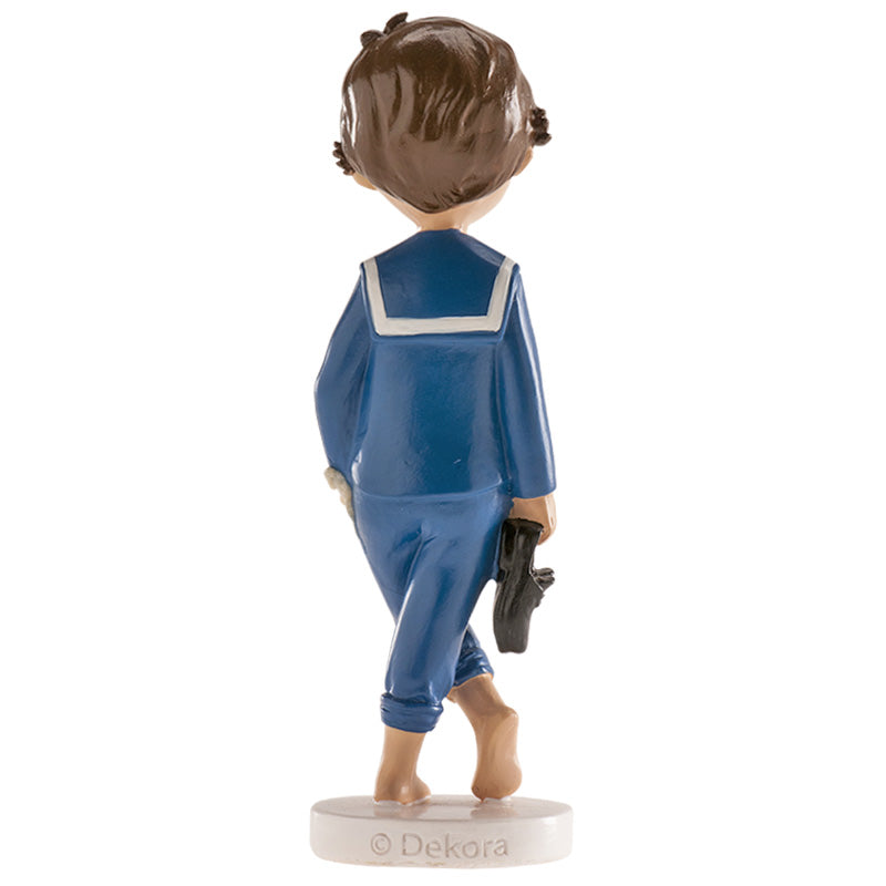 FIGURA TARTA COMUNIÓN NIÑO DESCALZO 13CM