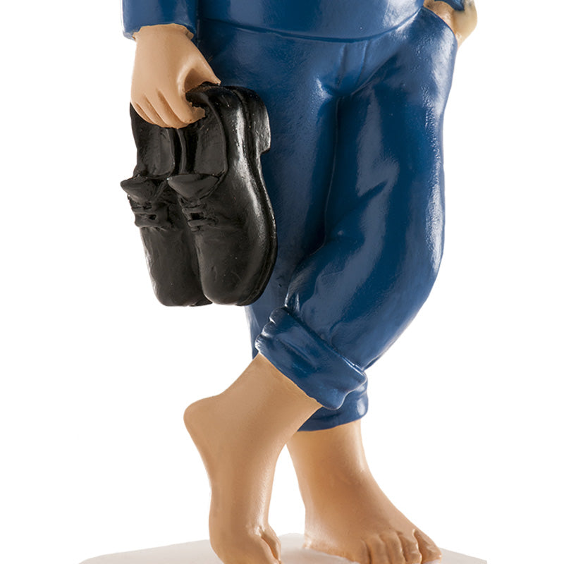 FIGURA TARTA COMUNIÓN NIÑO DESCALZO 13CM