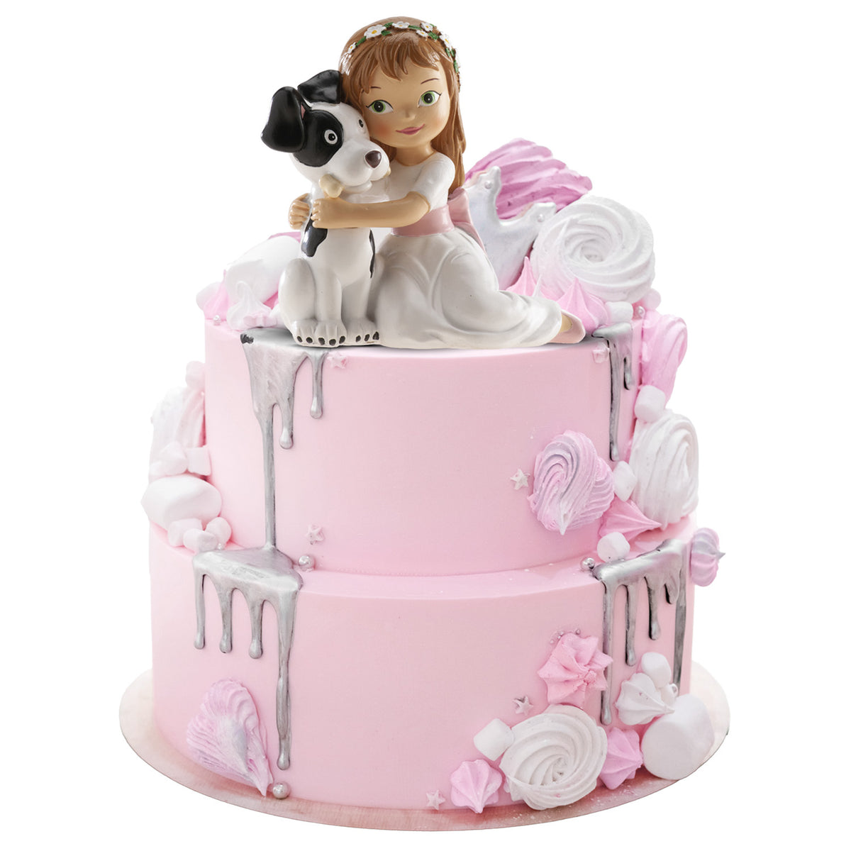 COMUNIONE BAMBINA CANE 11,5CM
