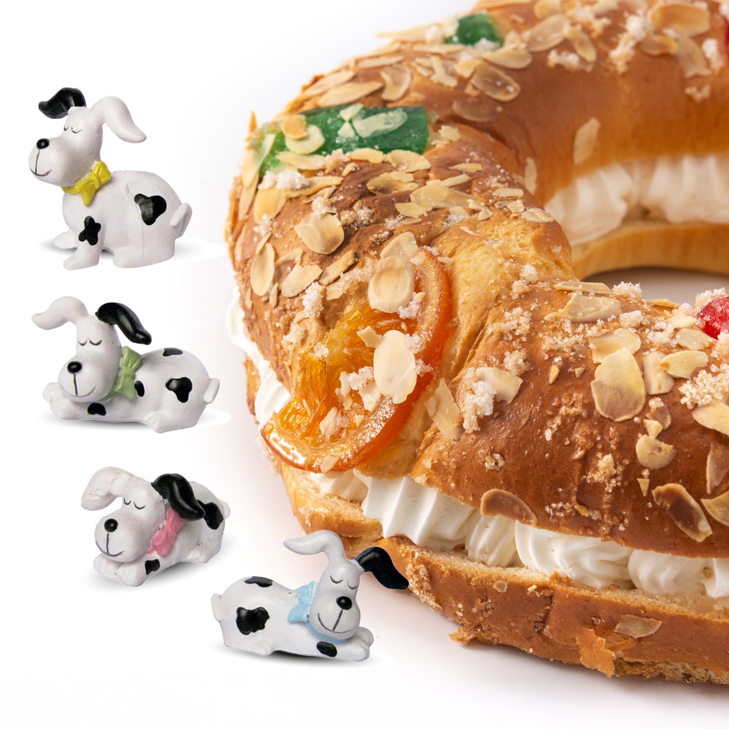 FIGURINES POLYRESINE DOGS 3-3.5CM