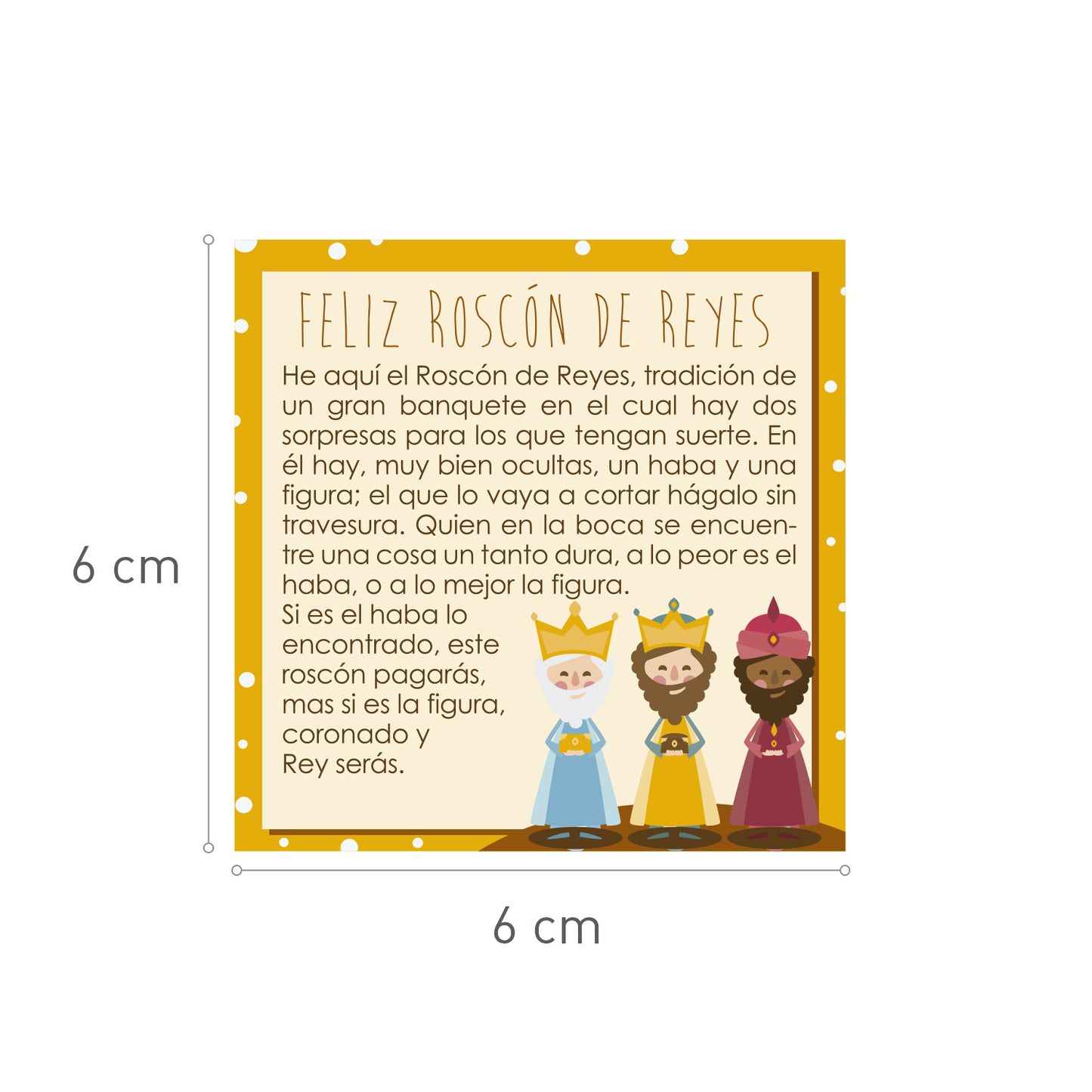 CARTE ROSCON ESPAGNOL