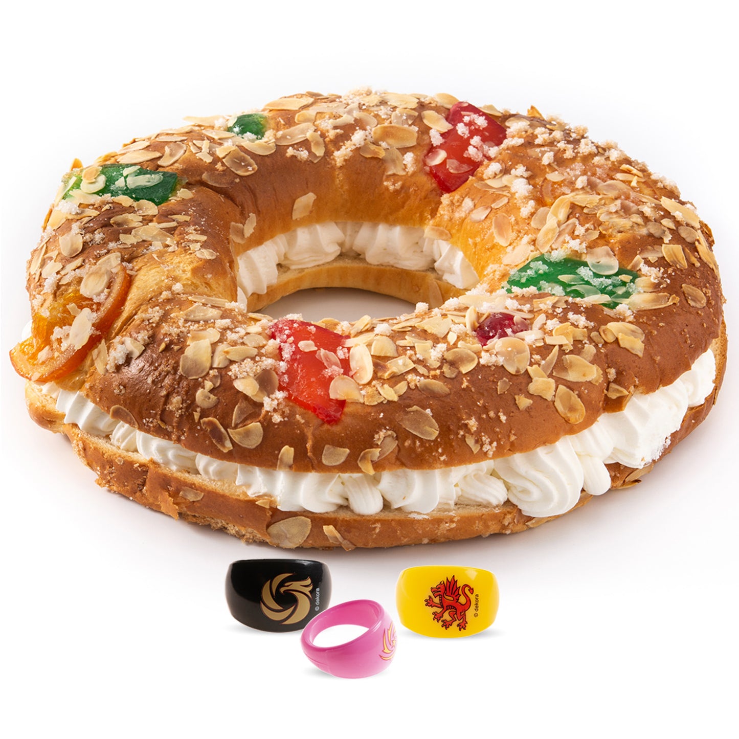 ASSORT.PLASTIC RINGS 3-3.5CM