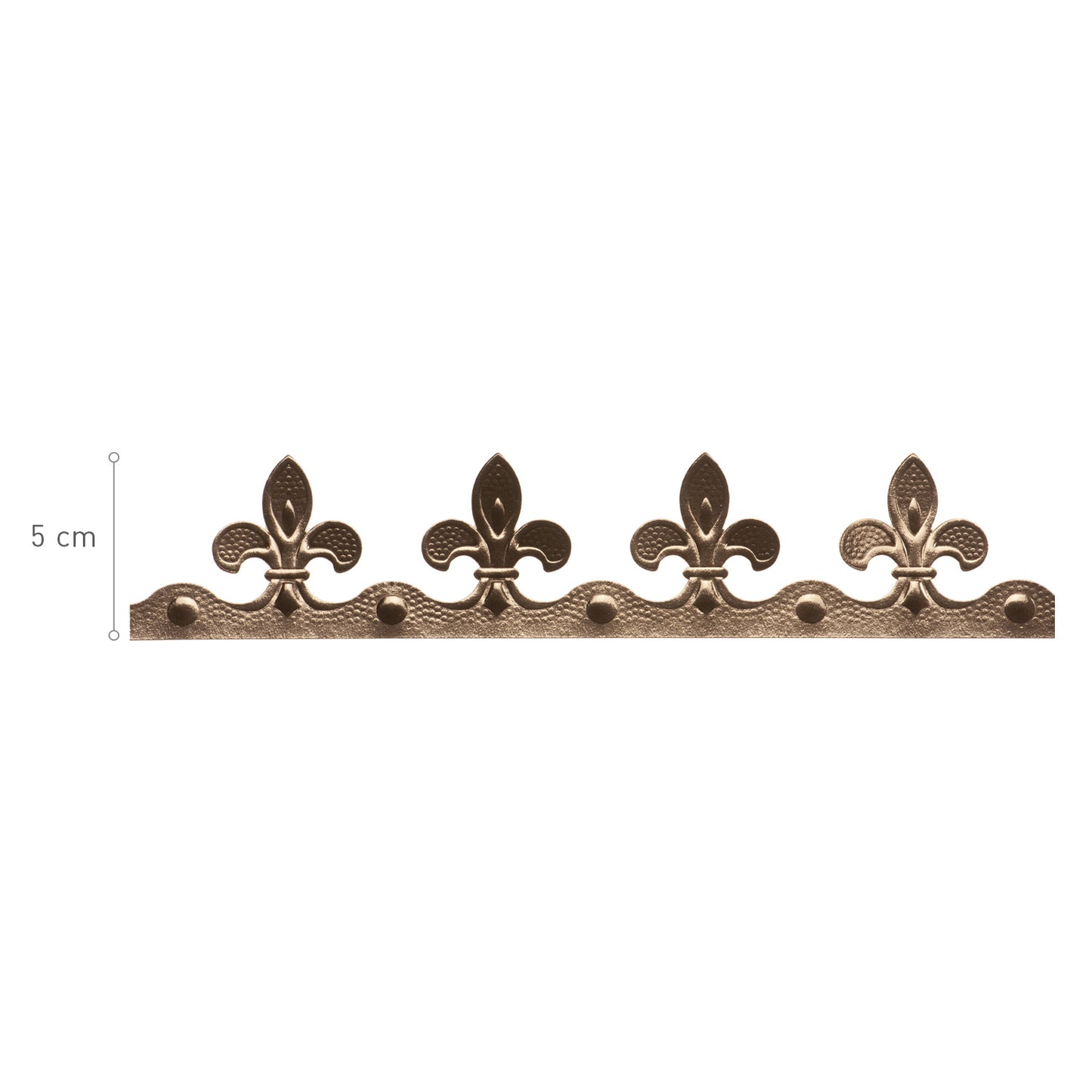 CORONA DE REYES DORADA LYS D'OR 50X5CM
