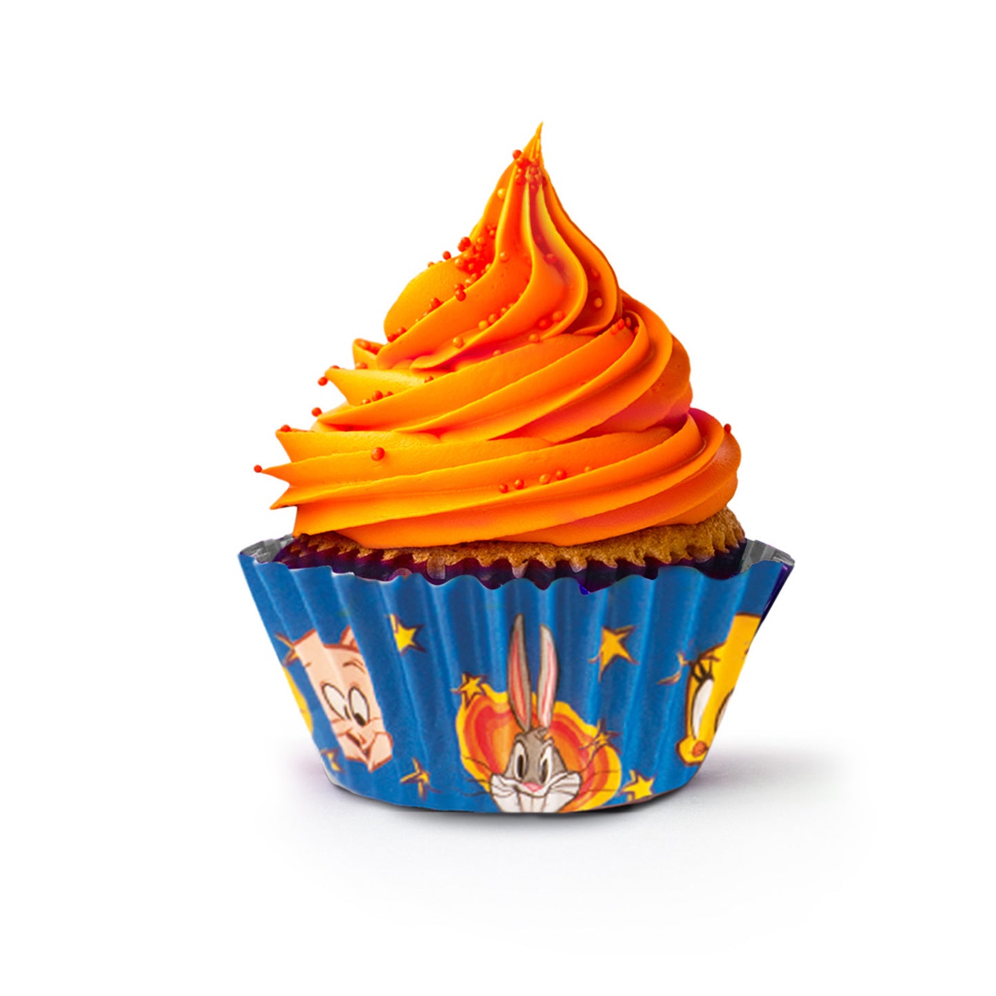 8 BLISTERS 50 CÁPSULAS CUPCAKE LOONEY TUNES Ø 5 CM x H 3 CM