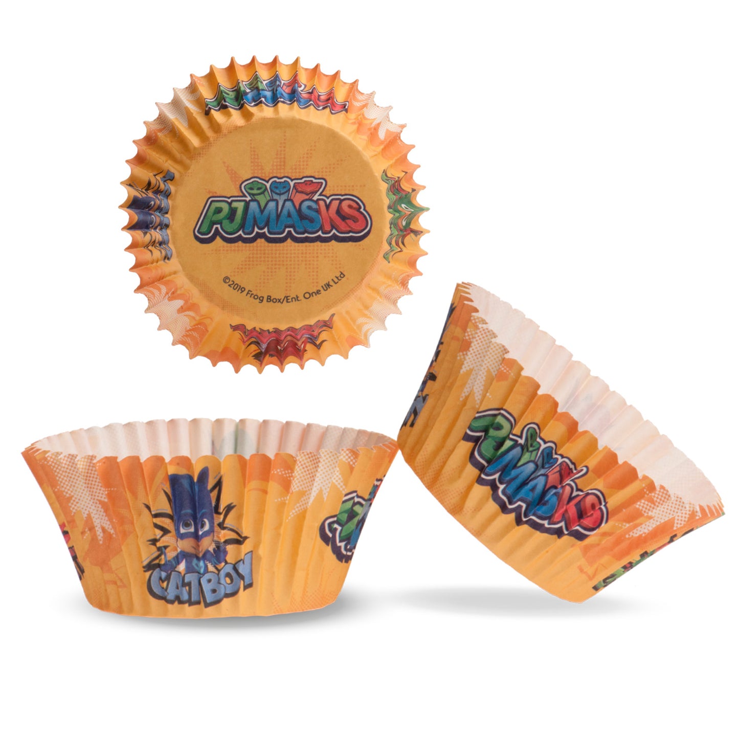 BLISTER 25 CÁPSULAS CUPCAKE PJ MASKS Ø 5CM H 3 CM