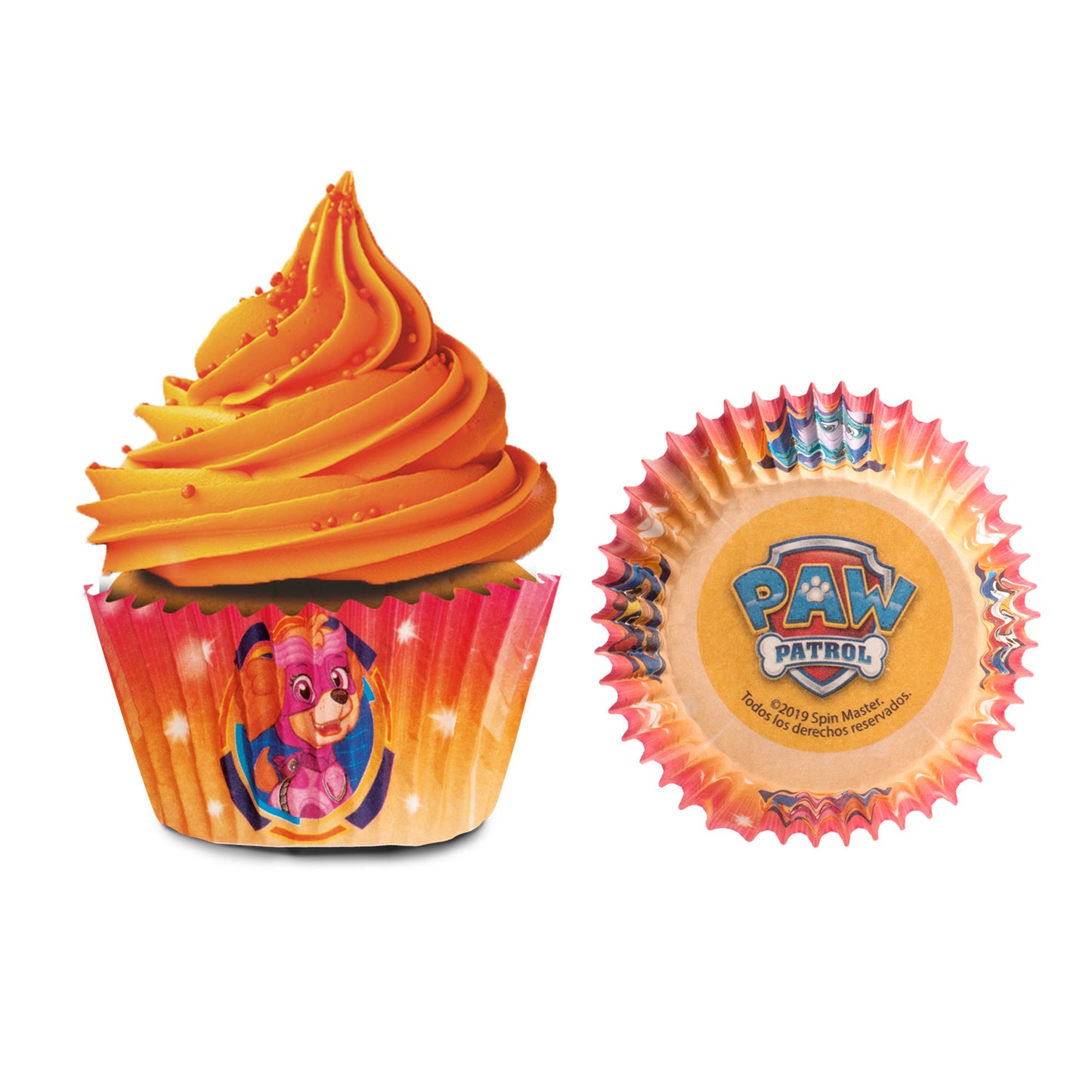 BLISTER 25 CÁPSULAS CUPCAKE PATRULLA CANINA Ø 5CM H 3 CM