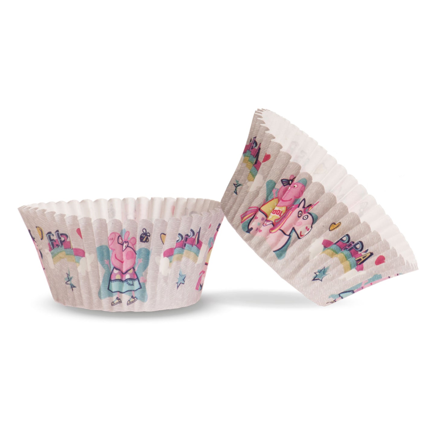 8 BLISTERS 25 CAISSETTES POUR CUPCAKES PEPPA PIG Ø 5 CM x H 3 CM