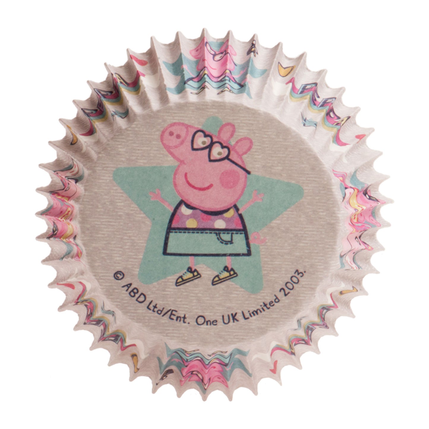 8 BLISTERS 25 CAISSETTES POUR CUPCAKES PEPPA PIG Ø 5 CM x H 3 CM