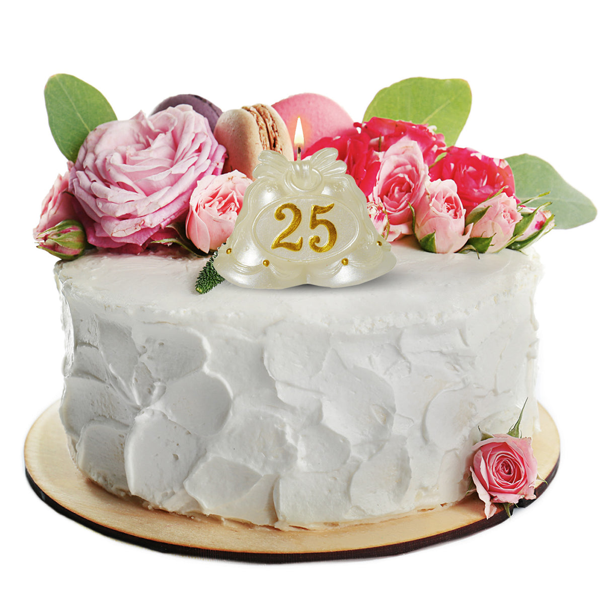 CANDELA 25 ANNIVERSARIO 7 CM