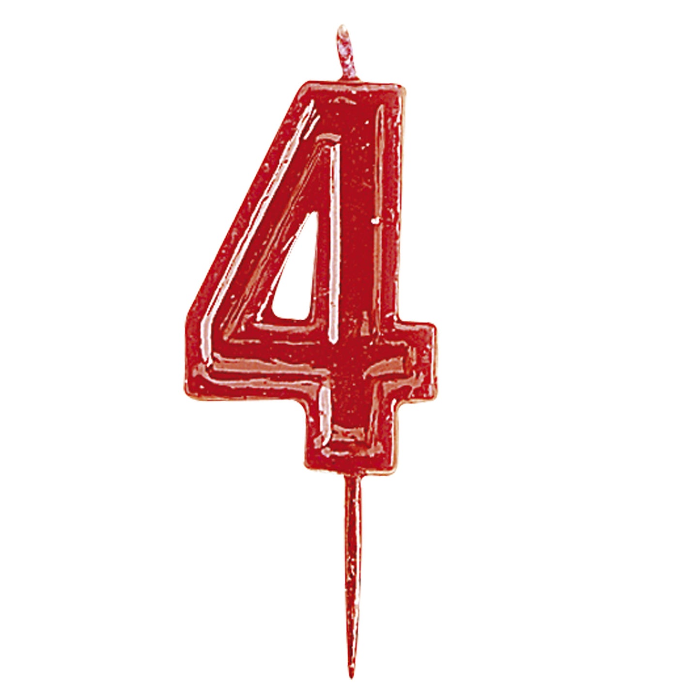 HELVET BIRTHDAY CANDLE Nº4 (4,5X3,5CM)