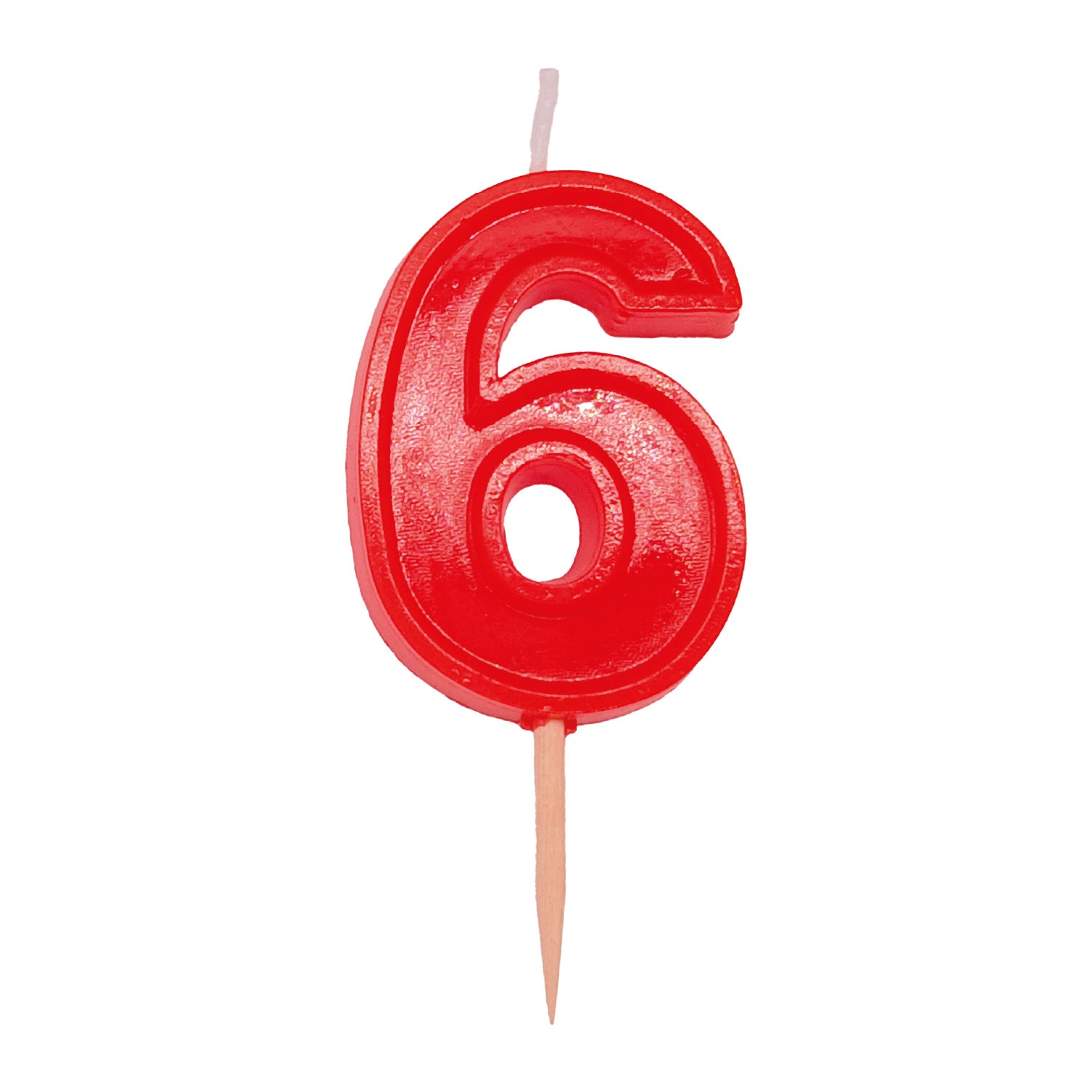 12 VELAS NUMERO 6 HELVET