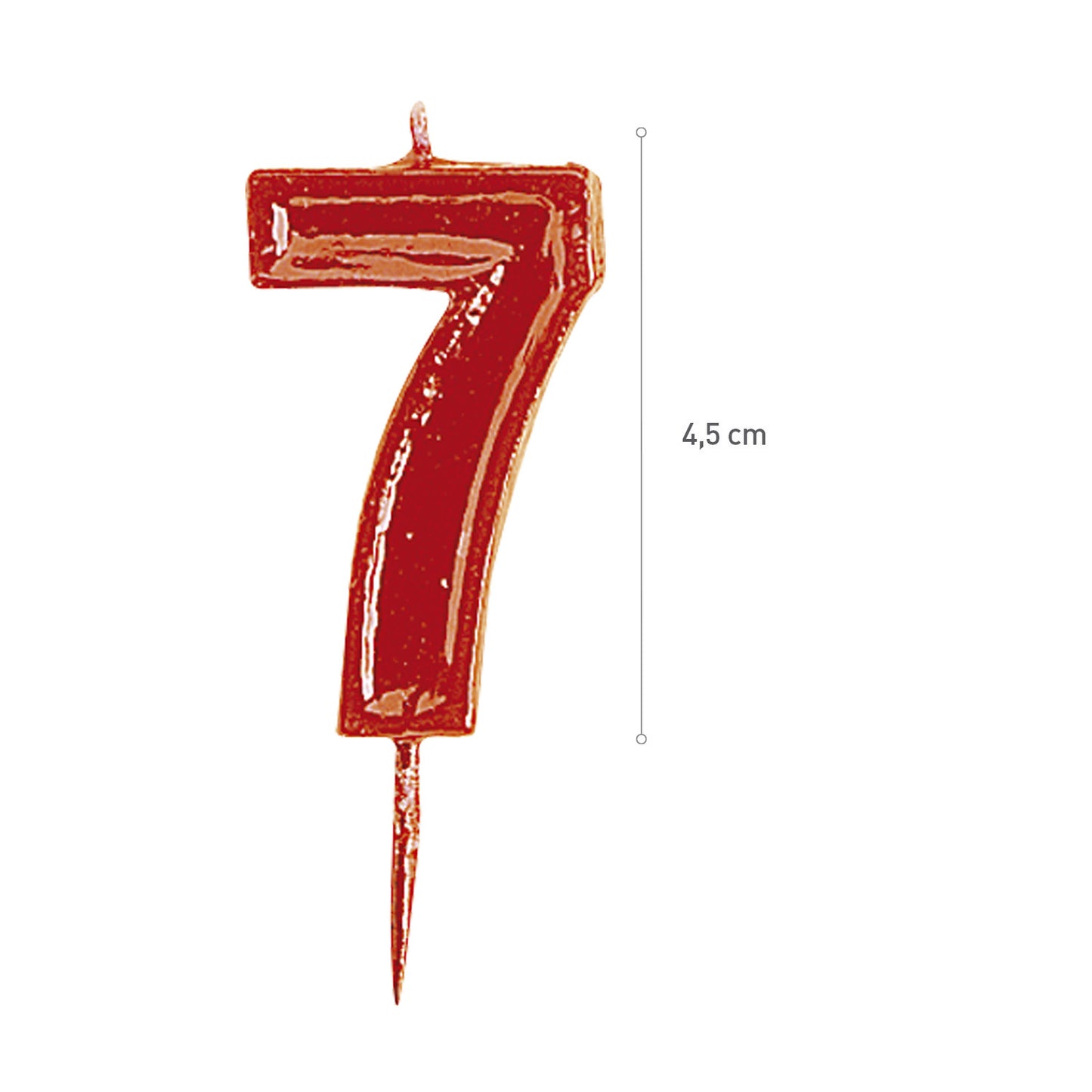 HELVET BIRTHDAY CANDLE Nº7 (4,5X3,5CM)