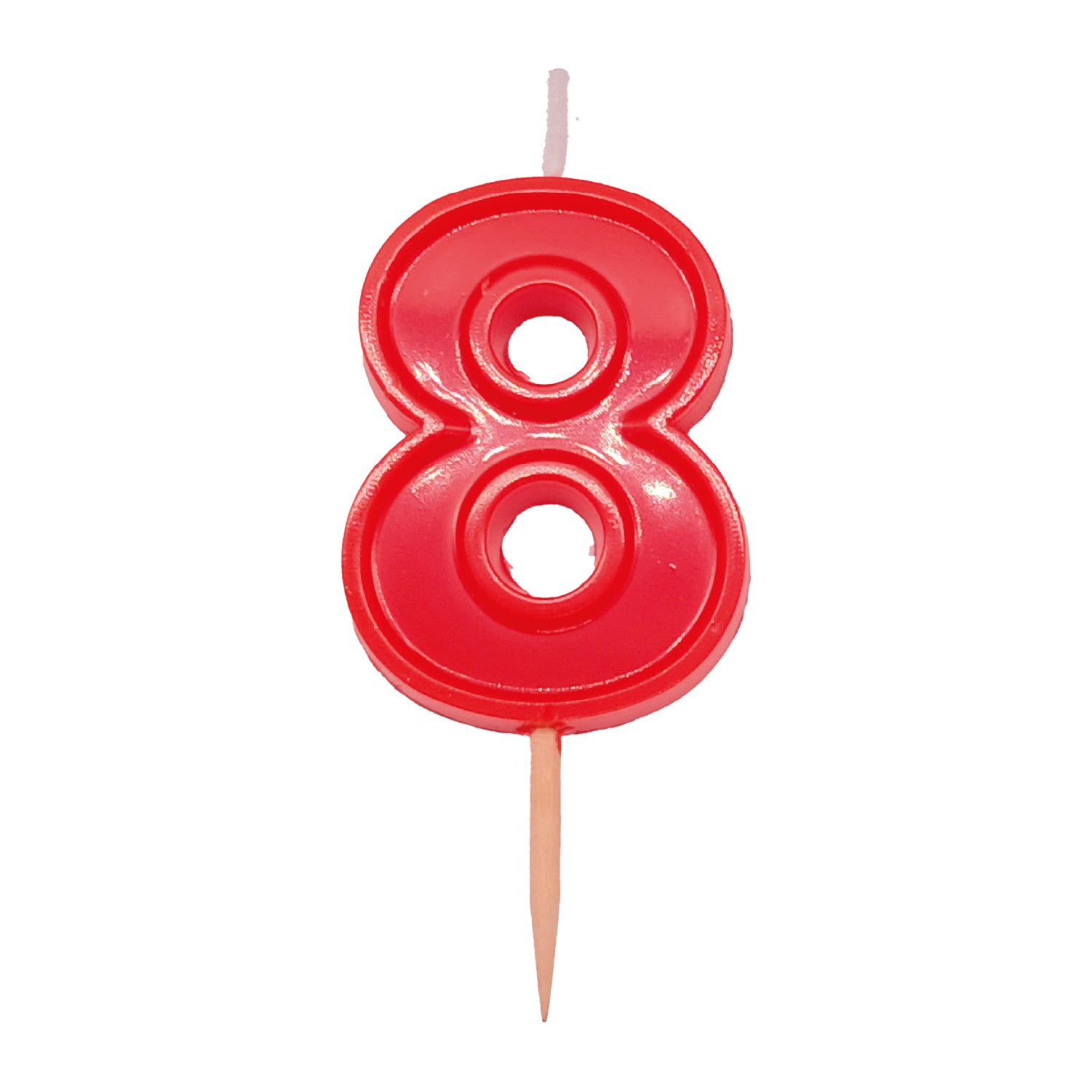 12 VELAS NUMERO 8 HELVET