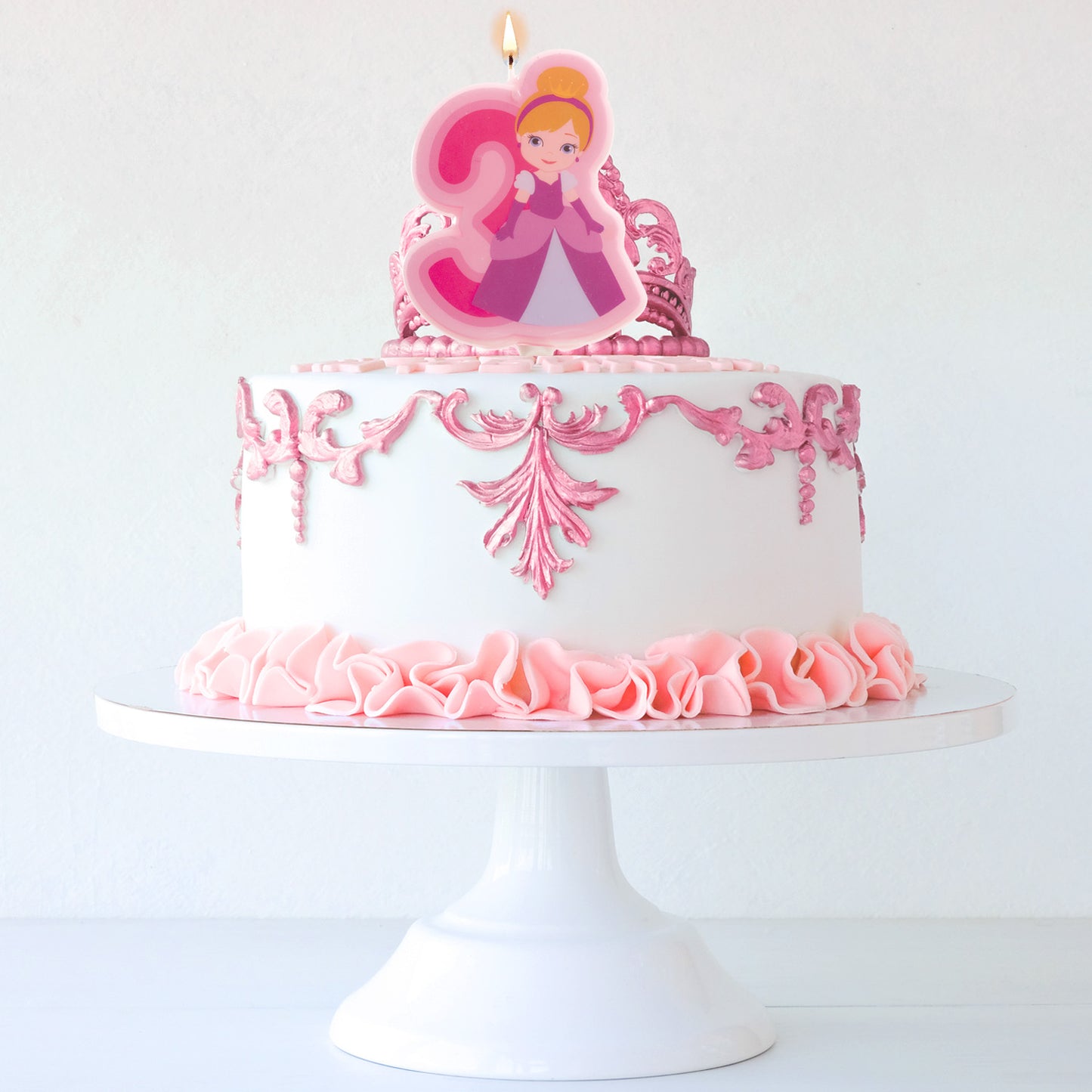 DISPLAY 12 CANDLES PRINCESS Nº3-7CM.