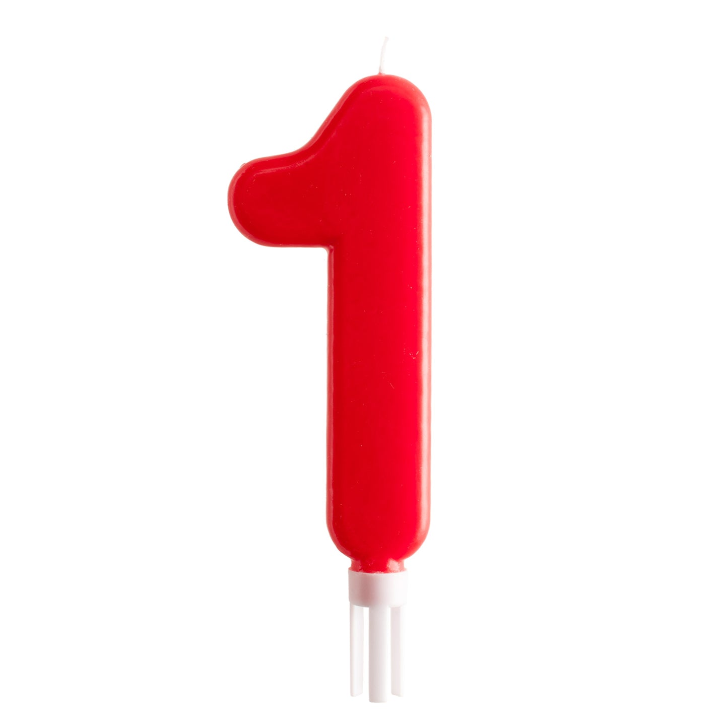 DISPLAY 6 GIANT BIRTHDAY CANDLES Nº1 15CM