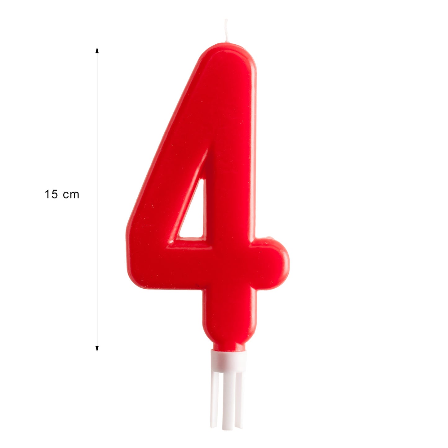 DISPLAY 6 VELAS GIGANTES Nº4 -15CM