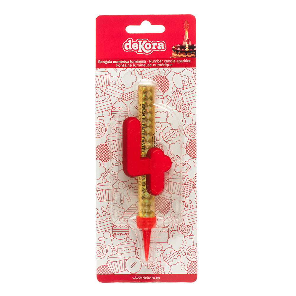 ESPOSITORE 12 BASTONCINI PIROTECNICI Nº 4 12 CM