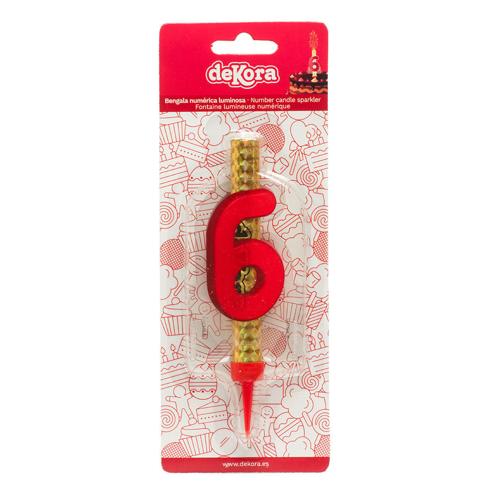 ESPOSITORE 12 BASTONCINI PIROTECNICI Nº 6 12CM