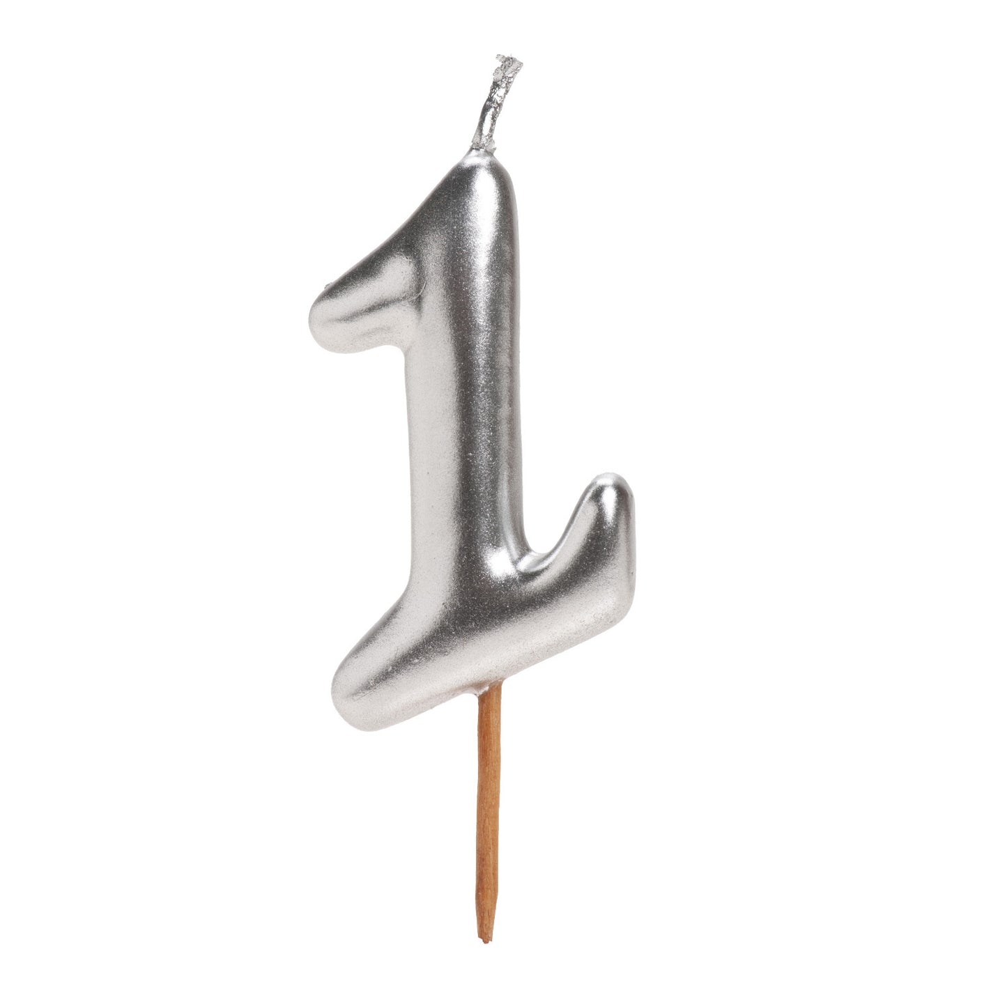 BOUGIE D'ANNIVERSAIRE COMIC EN ARGENT | Nº1