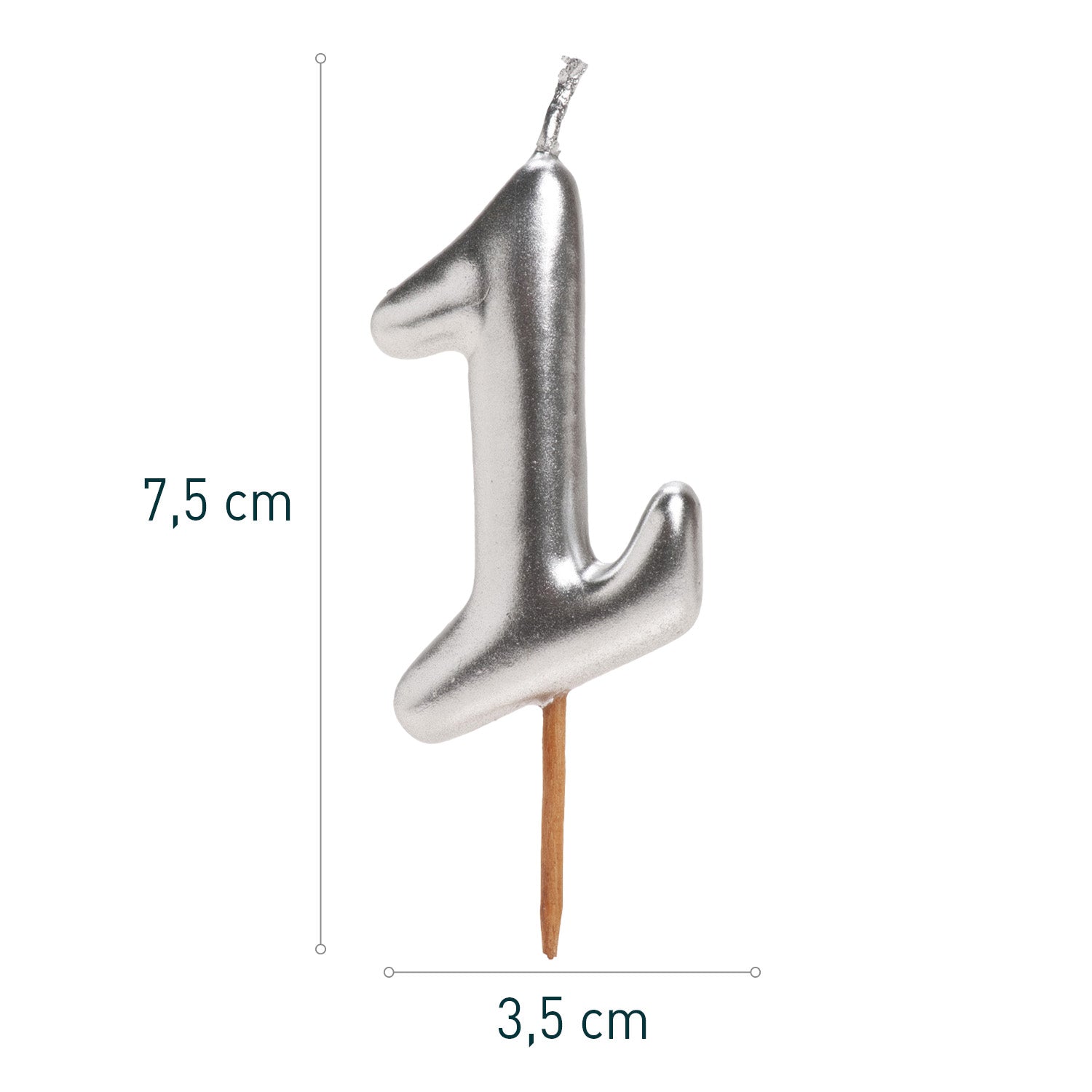 VELA ANIVERSÁRIO COMIC PRATA | Nº1