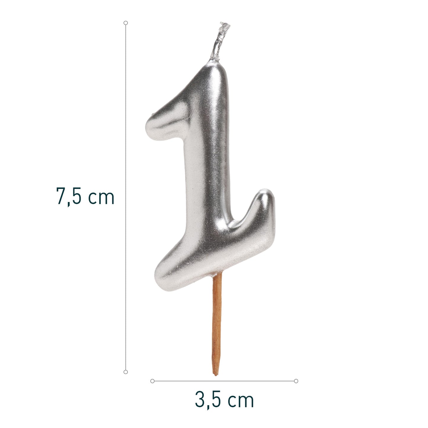 VELA ANIVERSÁRIO COMIC PRATA | Nº1