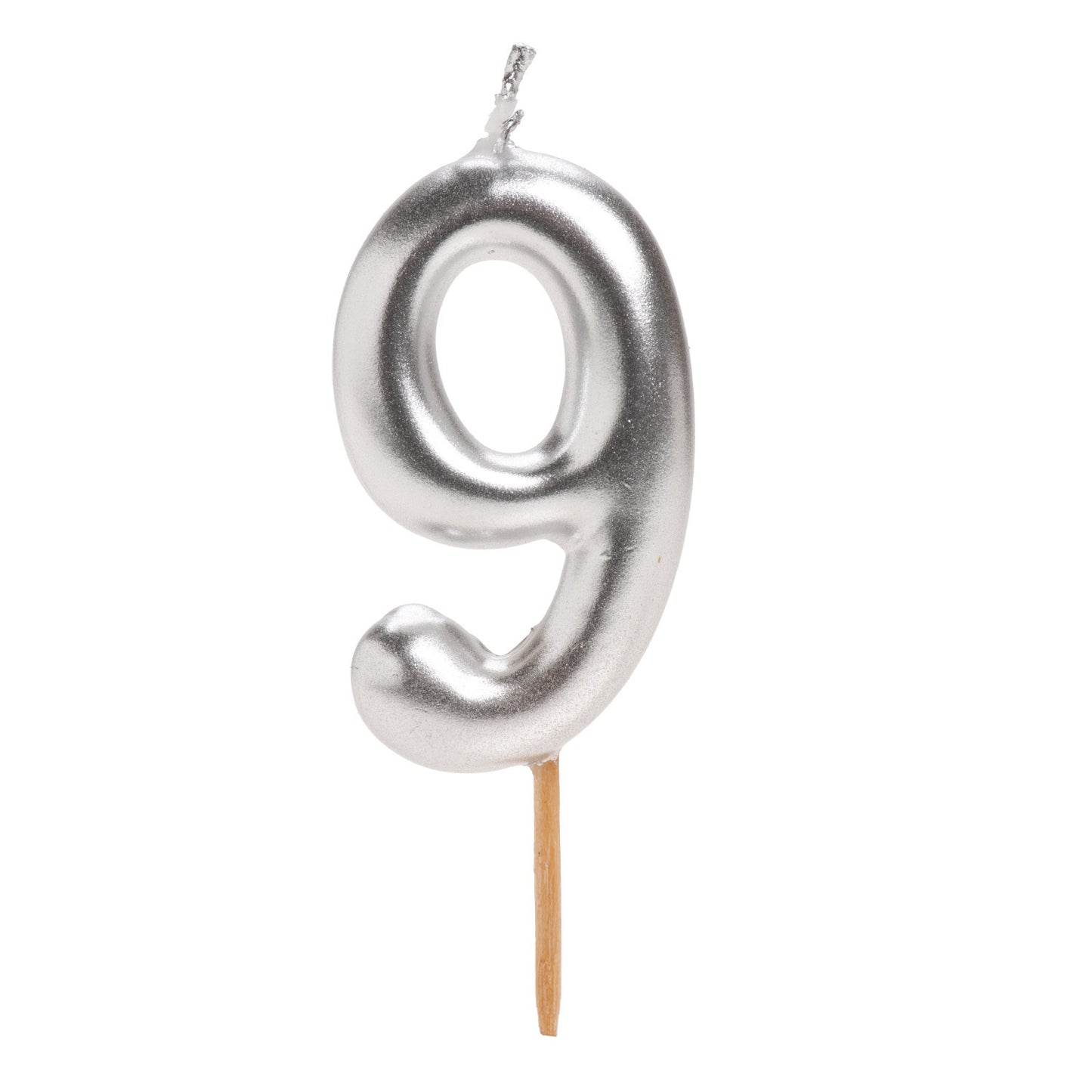 BOUGIE D'ANNIVERSAIRE COMIC EN ARGENT | Nº9