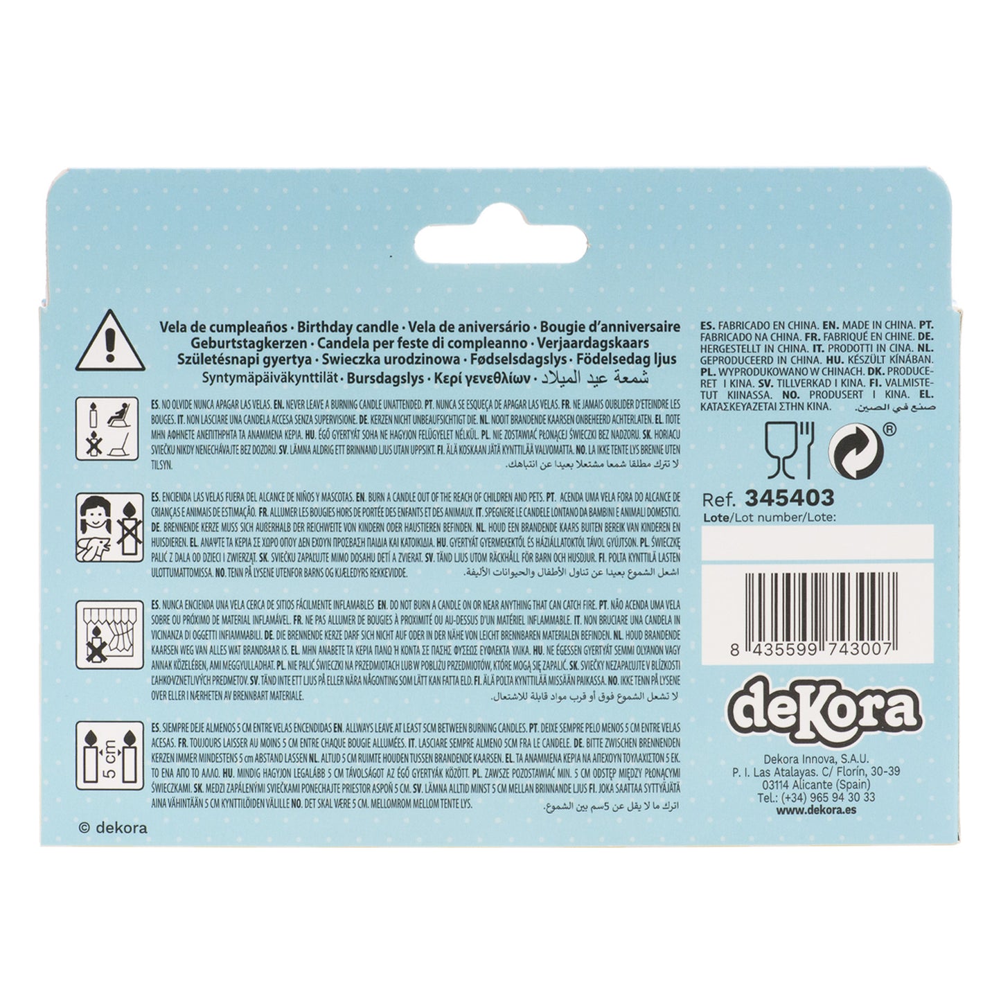 ANNIVERSARY CANDLES MY BABY 4UD