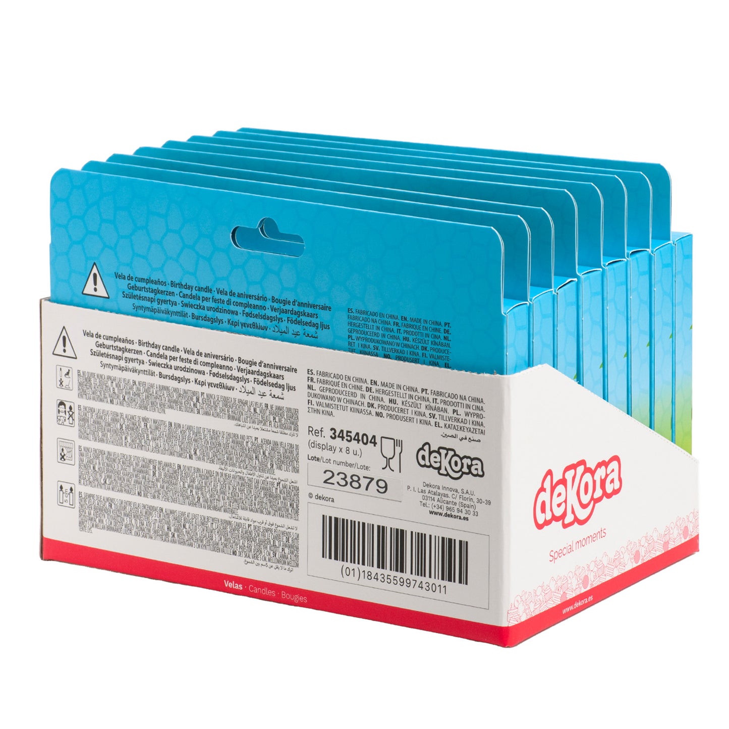 BOUGIES ANNIVERSAIRE DINOSAURE UD