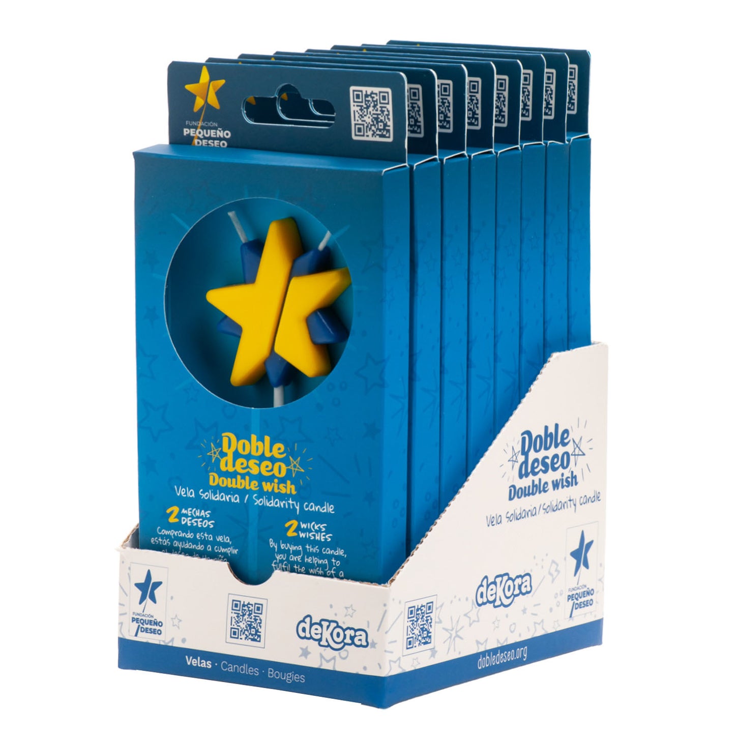 CANDELA SOLIDALE DOPPIO DESIDERIO PREMIUM