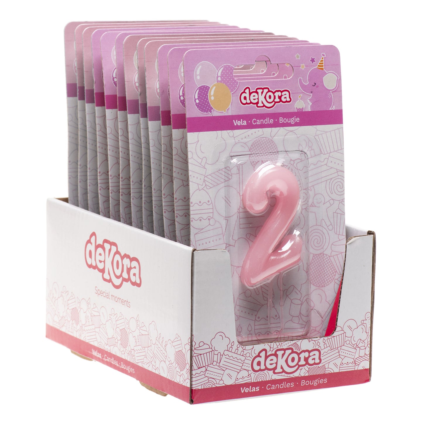 VELA ANIVERSÁRIO COMIC BEBÊ ROSA | Nº2