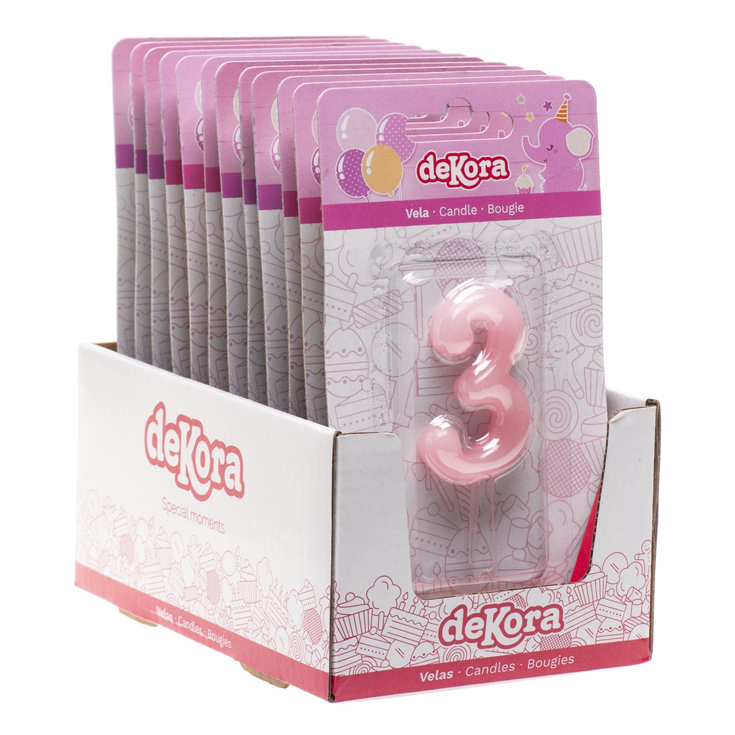 VELA ANIVERSÁRIO COMIC BEBÊ ROSA | Nº3