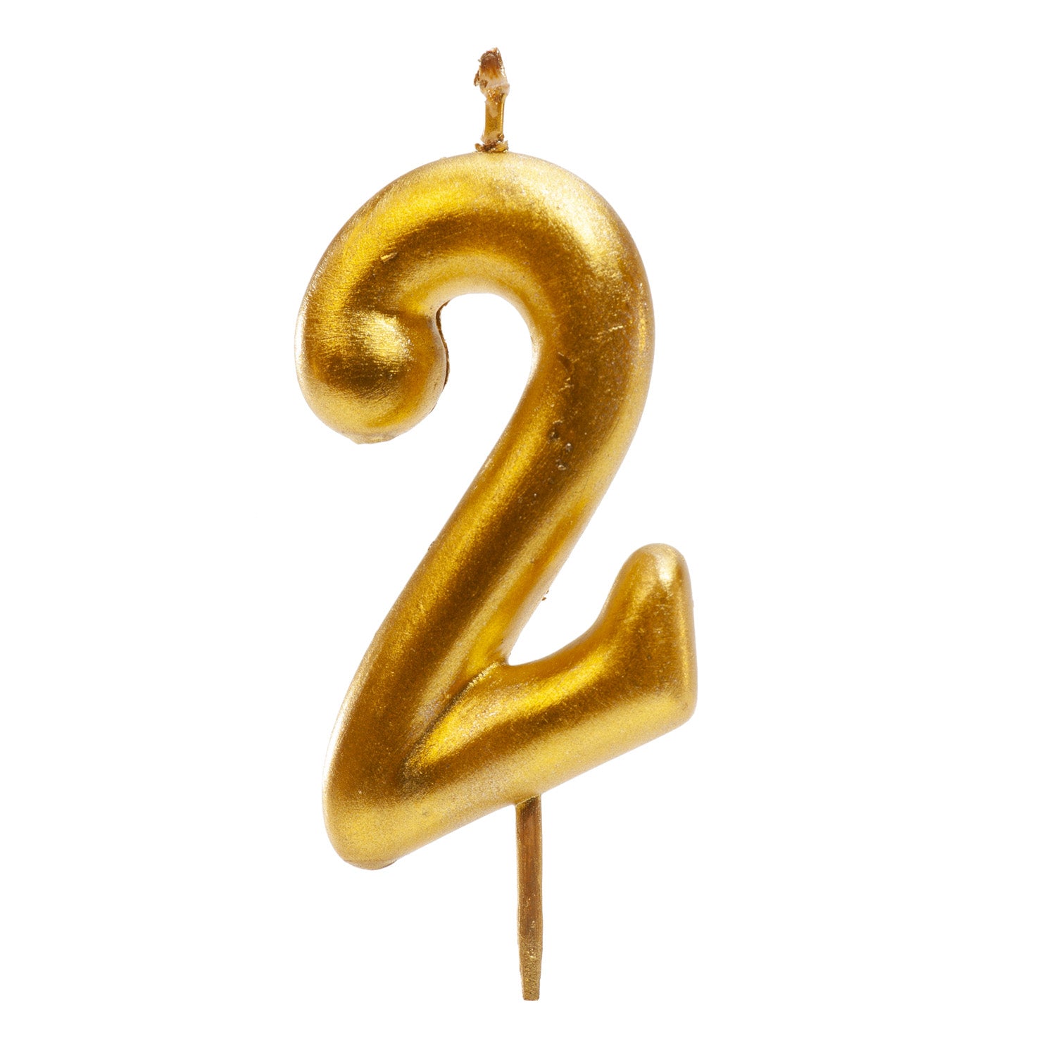 VELAS CUMPLEAÑOS COMIC ORO 5CM | Nº2